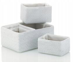 Kela Rimossa kosárkészlet 5db, műanyag fehér (21781)