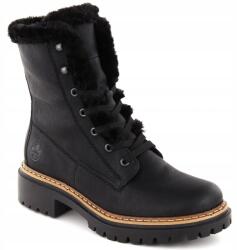 Rieker Bélelt munkazsák szőrmével fekete Rieker 37 (72625-00)