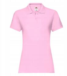 Fruit of the Loom Premium Polo Női póló Világos rózsaszín méret XL (63-030-0)