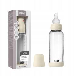 BIBS Antikolikás üveg cumisüveg Szilikon 240 ml Ivory (50201216)