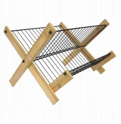 MPLCo Összecsukható fémhuzal bambusz edényfogó (H836476)