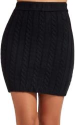 Guess Fekete Testhezálló Pulóverszoknya Copfokkal S Gxc