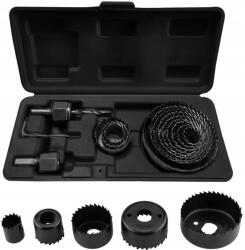 GRAPHITE Műanyag fa lyukasztó készlet 19-76mm-es adapter tartóval Graphite (56T724)