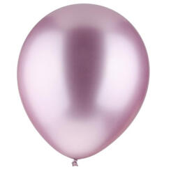 Flippy Set 12 Baloane, Flippy, din Latex Chrome, 13 cm, Mov Deschis (teo-162089)