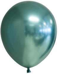 Flippy Set 12 Baloane, Flippy, din Latex Chrome, 13 cm, Turcoaz (teo-162085)