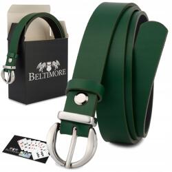 Beltimore Női bőr öv nadrághoz zöld nat bőr 1, 8 cm Beltimore (O22_95)