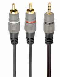 Gembird CABLU audio GEMBIRD stereo (3.5 mm jack la 2 x RCA), 1.5m, conectori auriti, CCA-352-1.5M (timbru verde 0.08 lei) (CCA-352-1.5M)