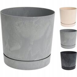 ProGarden Virágcserép 23 x 24 cm szürke (KO-Y89300050bezo)