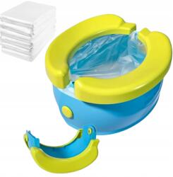 Összecsukható Utazó Bili Gyerekeknek Hordozható Wc Kék (RTFE64556)