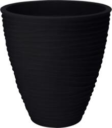 ProGarden Bordázott kültéri növénytartó 40 cm antracit (KO-Y54201710)