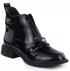 Gino Fabiani Lakkozott női bőr bakancs fekete Gino Fabiani 9284 36 (572736400036)