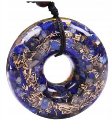  Nyaklánc Talizmán Orgonit Amulett Réz Lazurit Ajándék Nőnek (Naszyjnik orgonit Lazuryt Miedź Wisiorek)