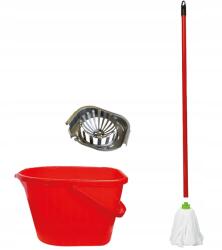  felmosófej készlet 13l ovális Piros/közepes szalagok 140g Ba (280974)