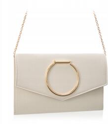 Betlewski női borítéktáska fém díszítéssel (BTD-LP-11 KREMOWY)