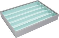 Stackers Casetă pentru bijuterii Stackers cu cinci compartimente classic gri-verde mentă (73783)