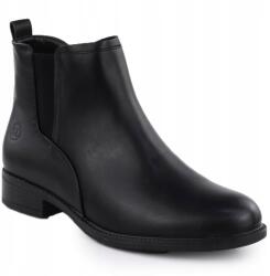 Sergio Leone Női bőr bokacsizma bélelt fekete Sergio Leone BT25091 38 (BT25091)