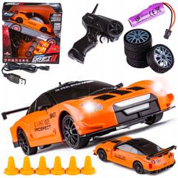 HB Toys Távirányítós Autó Rc Drift Autó 4X4 1: 24 2, 4GHZ Sport Gtr (auto do driftu nissan gtr 4WD 1:24 światła)