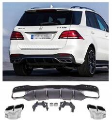 Automaniac Diffúzor Lökhárító Kipufogóvég Króm Mercedes Gle W166 63 Amg Új Kpl