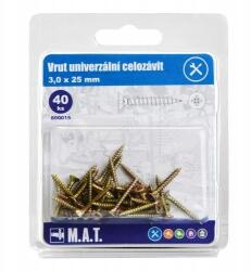  Teljes menetű csavarhúzó 3, 0x25 mm Zz (40 db) (600015)