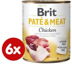 Brit Pástétom és Húsos Nedves Kutyaeledel Mix Ízesítmények 12x800g