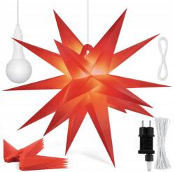  Karácsonyi Led csillag 60 cm Kesser Piros Beltéri és Kültéri (4260751948235)