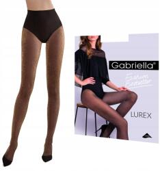 Gabriella Harisnyanadrág Gabriella Lurex Ezüst Szál Nero/gold 2-S (5906733300583)