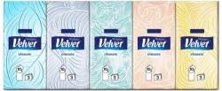 VelvetCARE Velvet klasszikus zsebkendők, 3 rétegű, 10x10 db (305003)