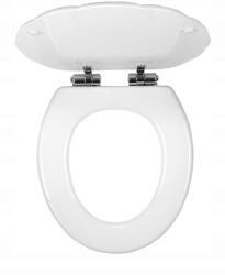 FERRO Lyra Shell WC-ülőke, furnérozott Mdf, lassan ereszkedő (8590309038399)