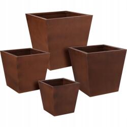 ProGarden Virágcserép dekoratív 4 darabos készlet (474963)