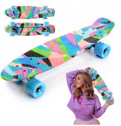 meteor Gördeszka fishboard gyerekeknek Abec-7 fishboard erős gördeszka Meteor (22605)