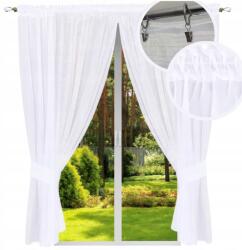 NOW-ART Kész függöny sima 230x300 fehér függöny álomfogó sima függöny nappaliba (Firany gotowe NOWA 230x300)