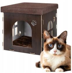  Kutyafekhely Macska Nyúl Fa Házikó Fekhely 42 CM (J1724)