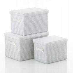 Kela Rimossa 3 db fehér kosárkészlet (21672)