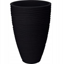 ProGarden Bordázott kültéri növénytartó 40 cm antracit (KO-Y54201720)