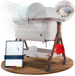  Kiságy Gyerek Bölcső Kunu Hintaágy Állítható Napozóágy 92X58CM 3AZ1BEN +táska (łóżko dziecięce 3)