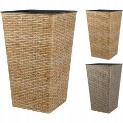 ProGarden Négyzet alakú ültető 28 x 45 cm polyrattan (KO-VM3000090)