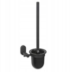 Kela Wc kefe Alessio rozsdamentes acél 18/10 fekete 15, 0x12, 0x43, 0cm (KL-22749)