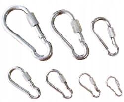  karabiner anyával 100mm Zn 350kg (5db) (523006)