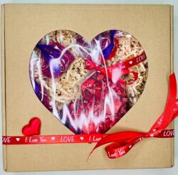 Santini Szív ajándék szett tejeskávé