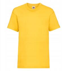 Fruit of the Loom Gyerek Póló Valueweight Sunflower méret 7-8(128) (61-033-0 34 9-11(140))