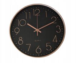  falióra átmérője 30cm, 3D számlap, Ph, üveg, fém Rózsaszín-arany/piros (615027)