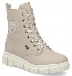 Rieker Vízálló női bakancs bézs Rieker 41-es (X3410-20)