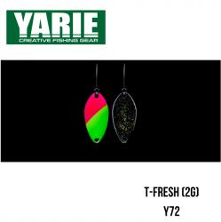 Yarie T-Fresh lengővillogó #708 Y72 (2g) (4511135993939)