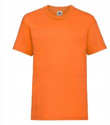 Fruit of the Loom Gyerek Póló Valueweight Narancssárga méret 14-15(164) (TD1)