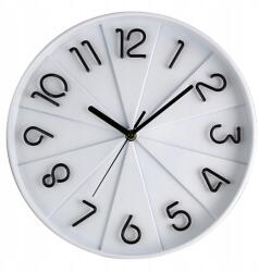  falióra átmérője 30 cm, 3D számlap, Ph, üveg, fém Fehér (615023)