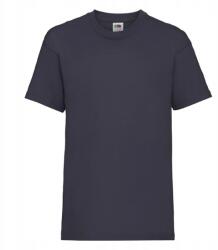 Fruit of the Loom Gyerek Póló Valueweight Deep Navy méret 14-15(164) (4059106324134)