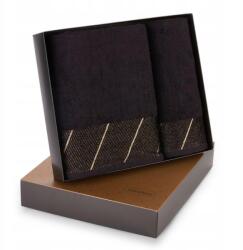 Eurofirany Törölköző szett 2 db T/0416 fekete 485g/m2 zes (399779)