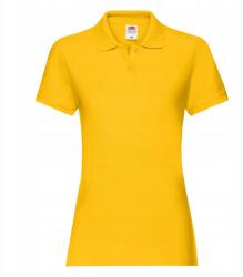Fruit of the Loom Premium Polo Sunflower női póló méret 2XL (63-030-0)