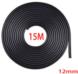 Autolife Fekete 15m hosszú 12mm széles díszcsík KCS-A-12BK (KCS-A-12BK)