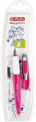 Herlitz my. pen töltőtoll, L, balkezeseknek, rózsaszín / fehér (50046812)